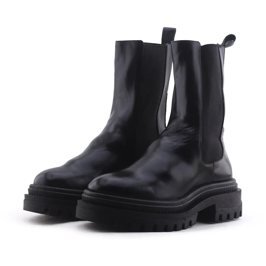 Bershka Stretchable Ankle Boot | 100% Authentic Leather