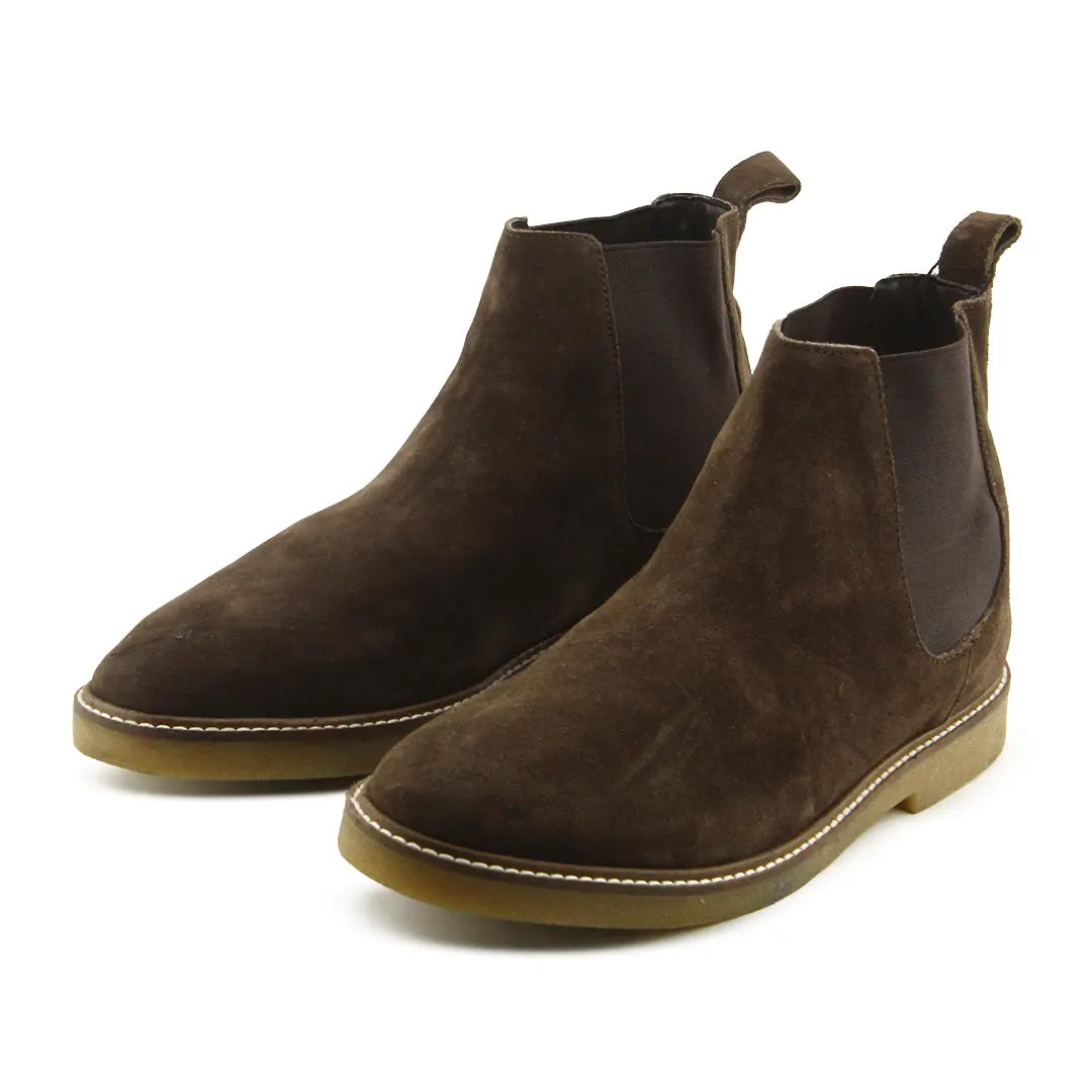 Zara Stretchable Suede Ankle Boot