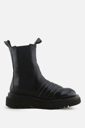 European Brand Stretchable Combat Boots | 100% Authentic Leather - sundaybazar