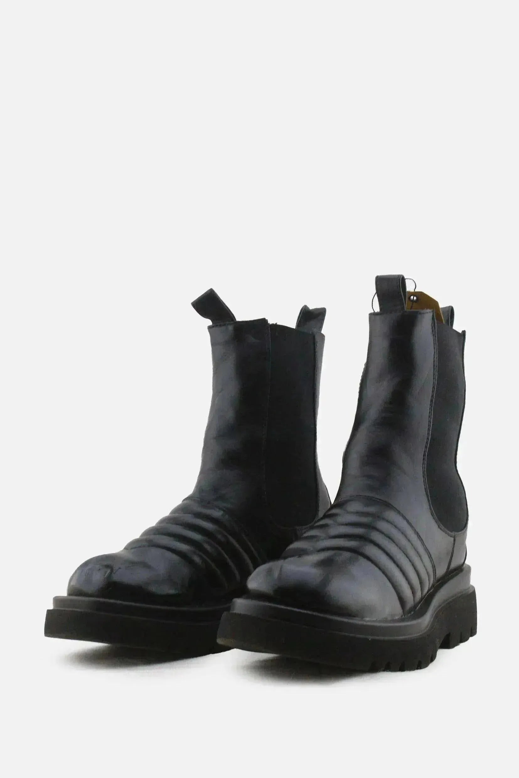European Brand Stretchable Combat Boots | 100% Authentic Leather - sundaybazar