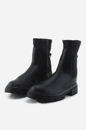 Zara Zipper Chelsea Ankle Boots |100% Authentic Leather - sundaybazar
