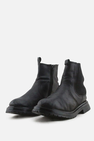 Zara Zipper Stretchable Chelsea Ankle Boots | 100% Authentic Leather - sundaybazar