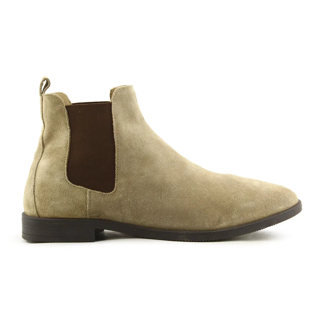 Lefties Stretchable Suede Ankle Boots