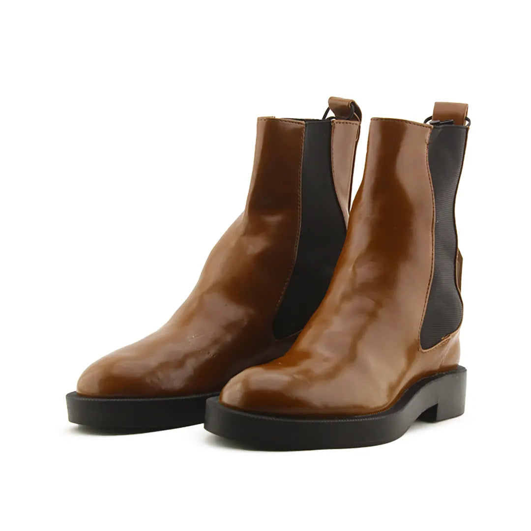 Zara Stretchable Ankle Boots | 100% Authentic Leather