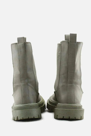 Bershka Stretchable Chelsea Ankle Boots | 100% Authentic Leather - sundaybazar