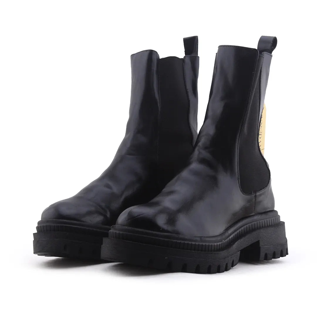 Bershka Stretchable Ankle Boot | 100% Authentic Leather