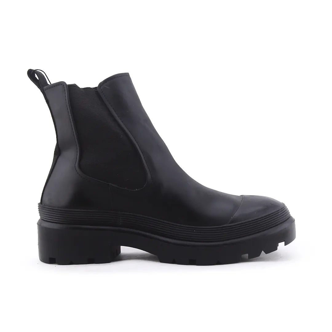 Pull & Bear Stretchable Ankle Boot | 100% Authentic Leather