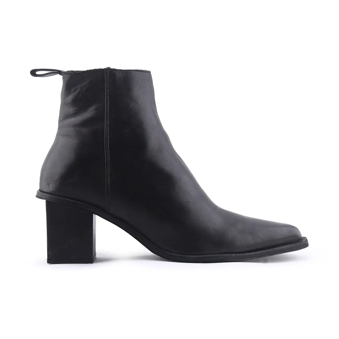 Zara Zipper Ankle Boots | 100% Authentic Leather