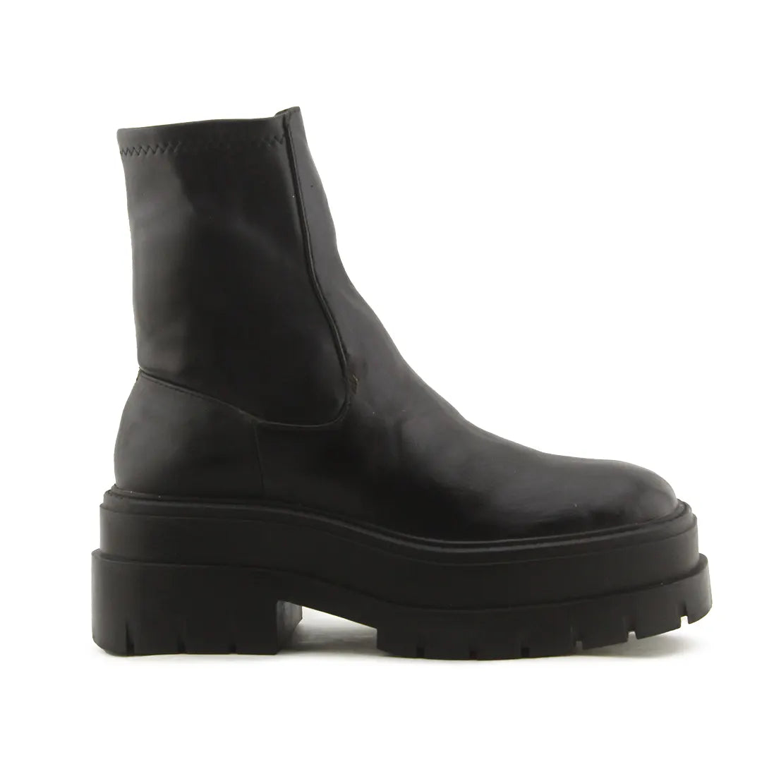 Bershka Zipper Ankle Boot | 100% Authentic Leather