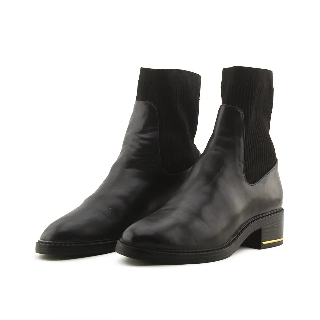 Zara Stretchable Ankle Boots | 100% Authentic Leather