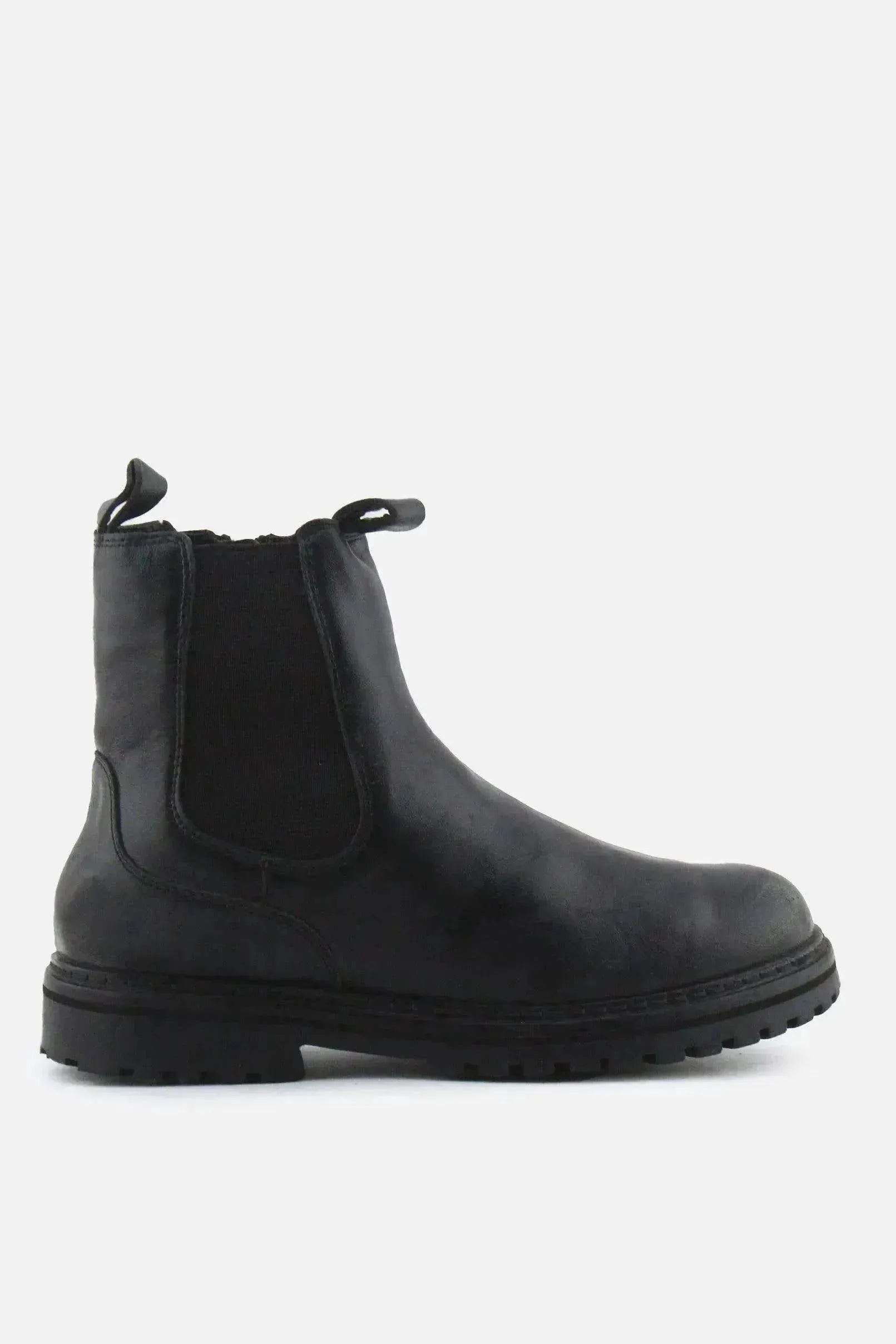 European Brand Zipper Stretchable Chelsea Ankle Boots | 100% Authentic Leather - sundaybazar