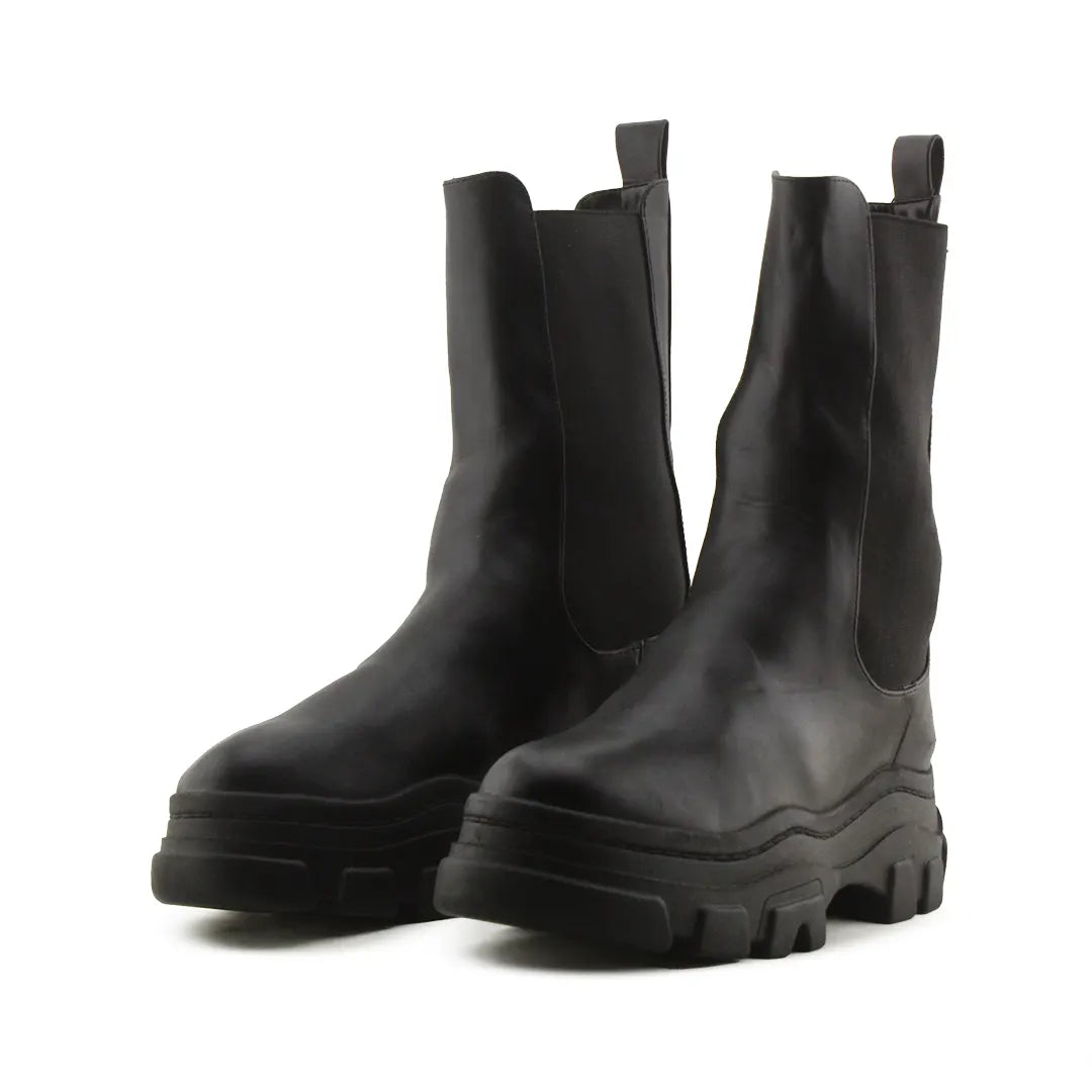 Bershka Stretchable Ankle Boots | 100% Authentic Leather