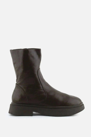 Zara Zipper Combat Ankle Boots | 100% Authentic Leather - sundaybazar