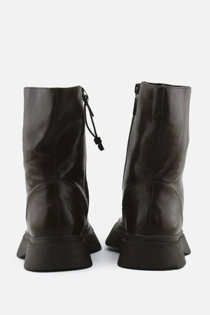 Zara Zipper Combat Ankle Boots | 100% Authentic Leather - sundaybazar