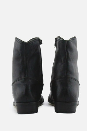 Zara Zipper Chelsea Ankle Boots | 100% Authentic Leather - sundaybazar