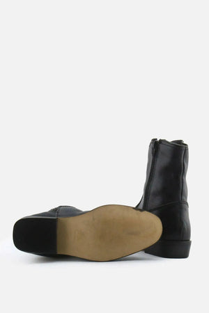 Zara Zipper Chelsea Ankle Boots | 100% Authentic Leather - sundaybazar