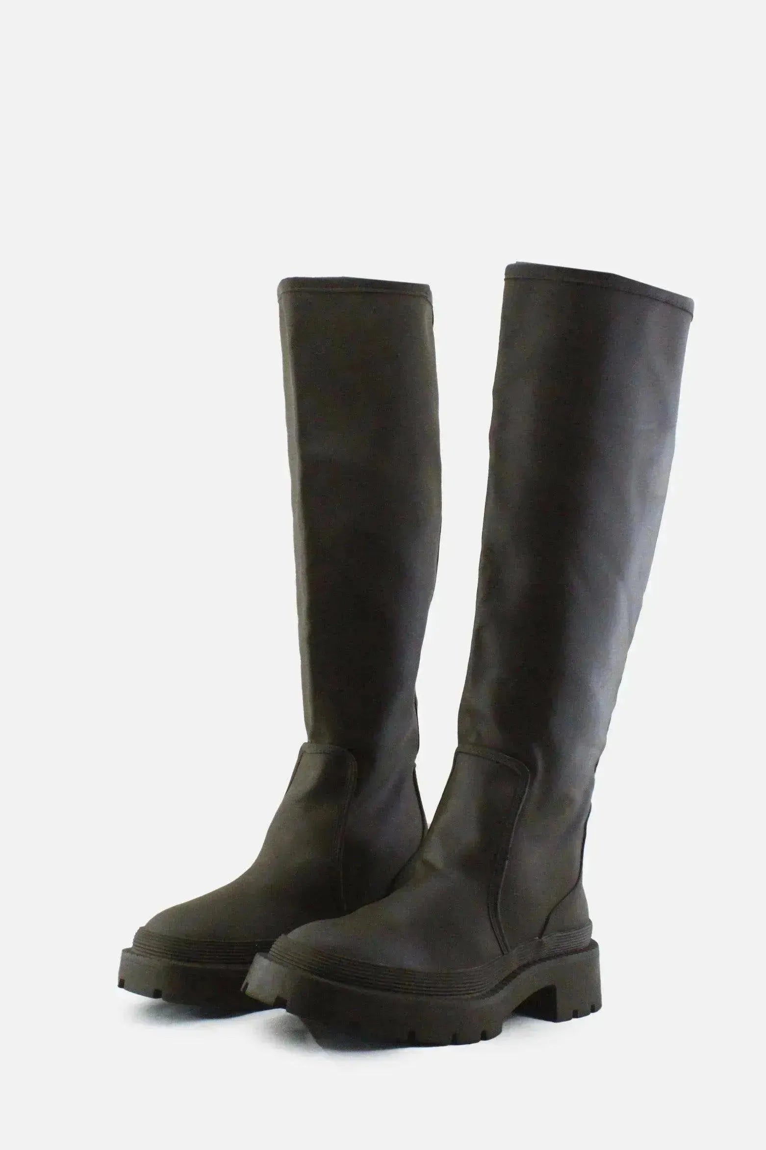 Zara Knee High Boots | 100% Authentic Leather - sundaybazar