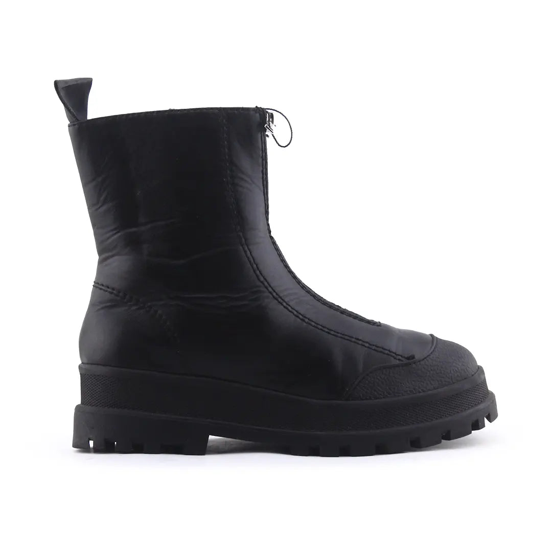 Zara Zipper Ankle Boot | 100% Authentic Leather