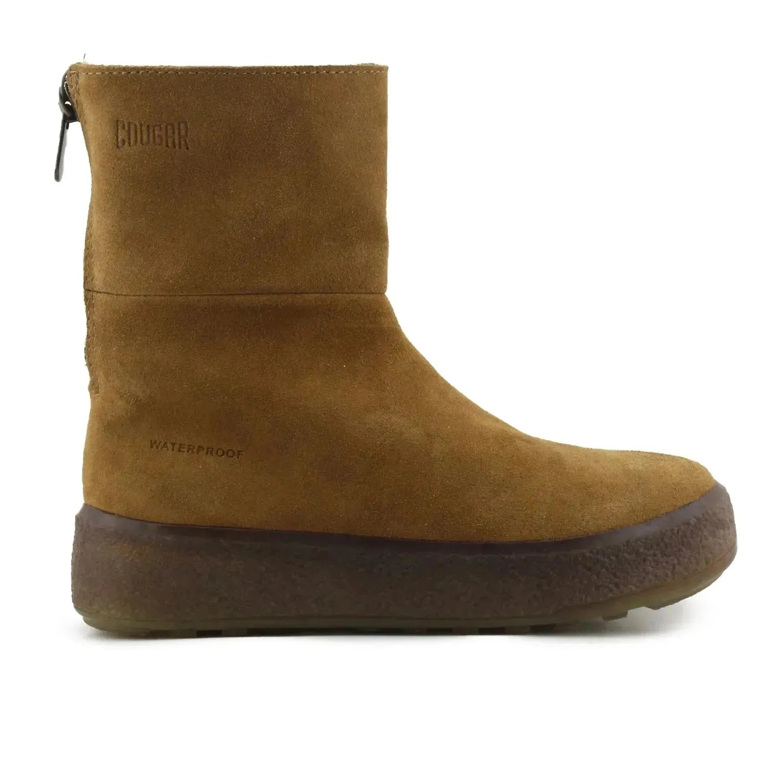 Cougar W Oak Suede Genuine Lambswool Waterproof