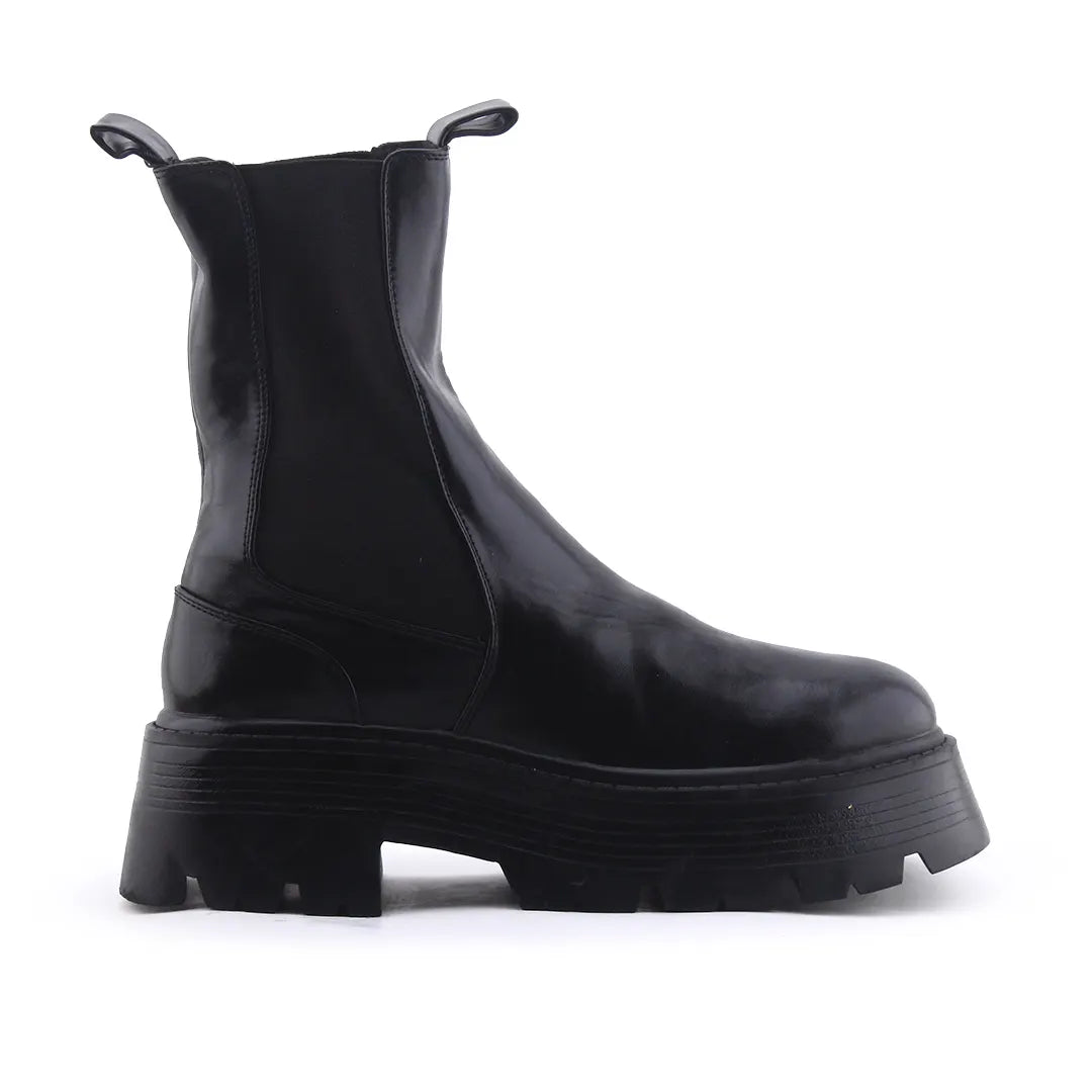 Pull & Bear Stretchable Ankle Boot | 100% Authentic Leather