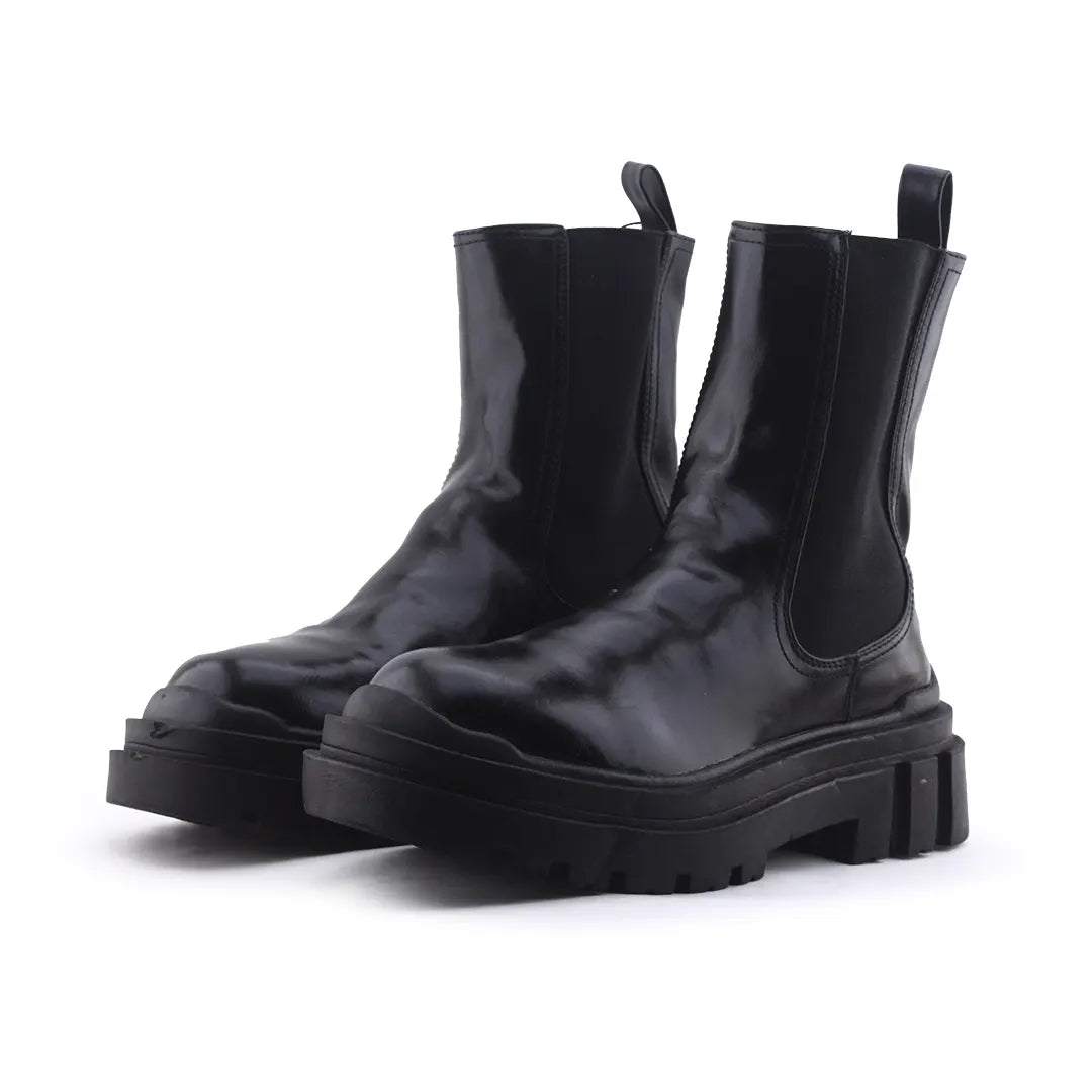 Bershka Stretchable Ankle Boot | 100% Authentic Leather
