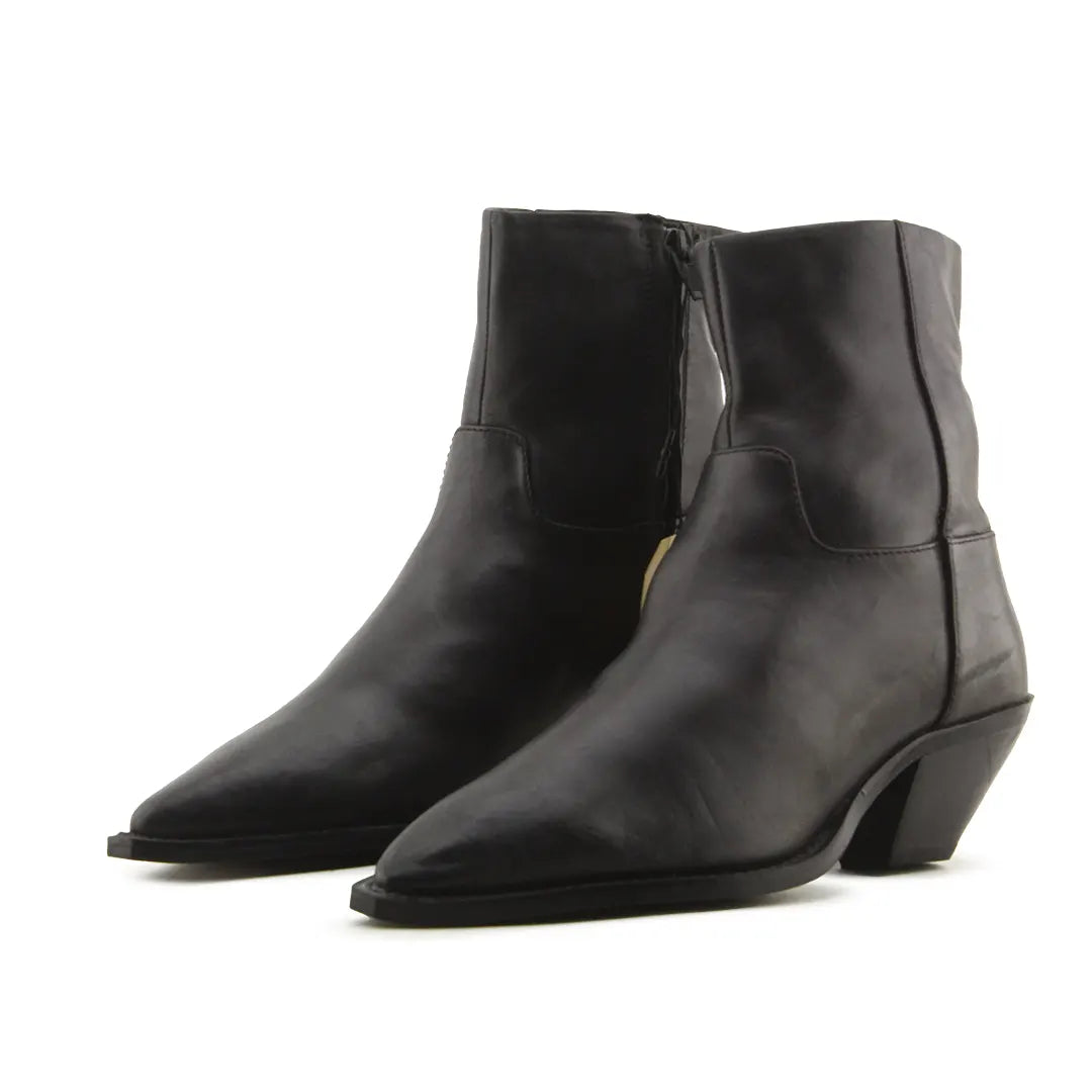 Zara Zipper Ankle Boot | 100% Authentic Leather