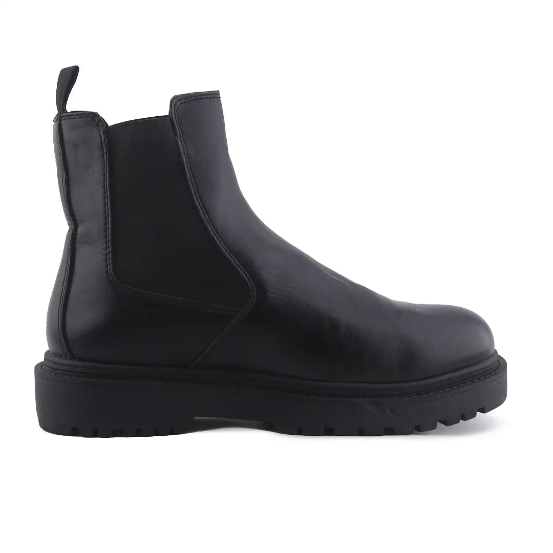 Pull & Bear Stretchable Ankle Boot | 100% Authentic Leather