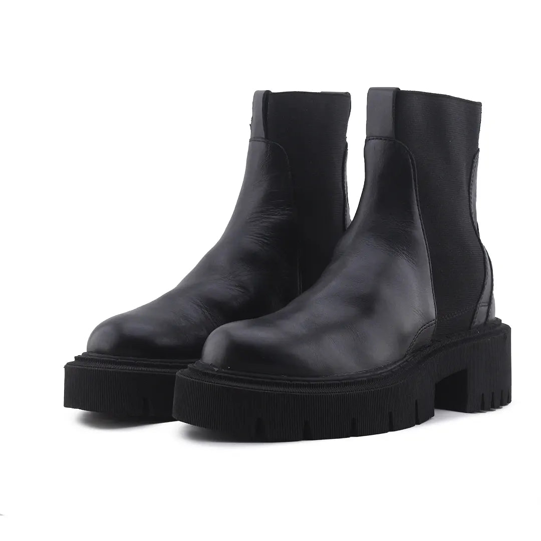 Zara Stretchable Ankle Boot | 100% Authentic Leather