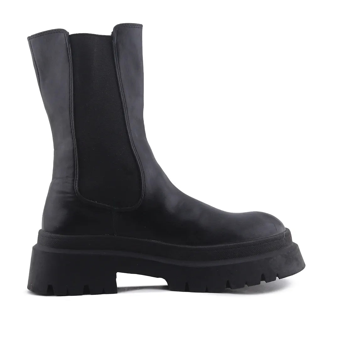 Pull & Bear Stretchable Ankle Boot | 100% Authentic Leather