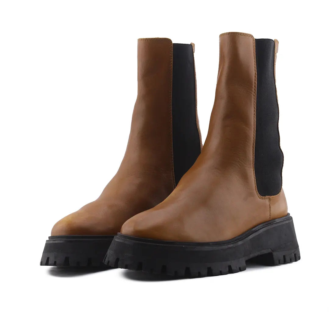 Zara Stretchable Ankle Boot | 100% Authentic Leather