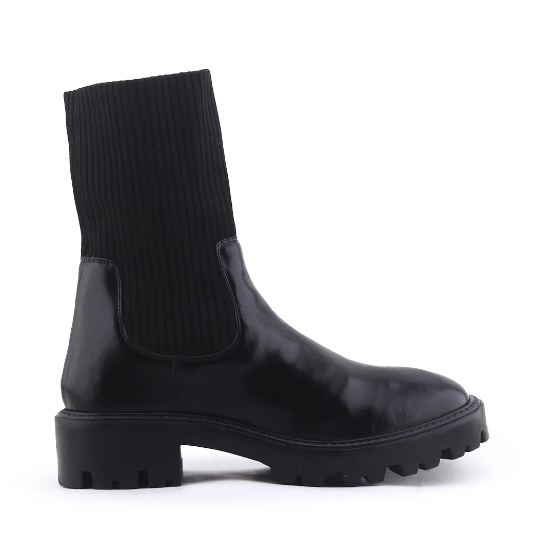 Lefties Stretchable Ankle Boot | 100% Authentic Leather