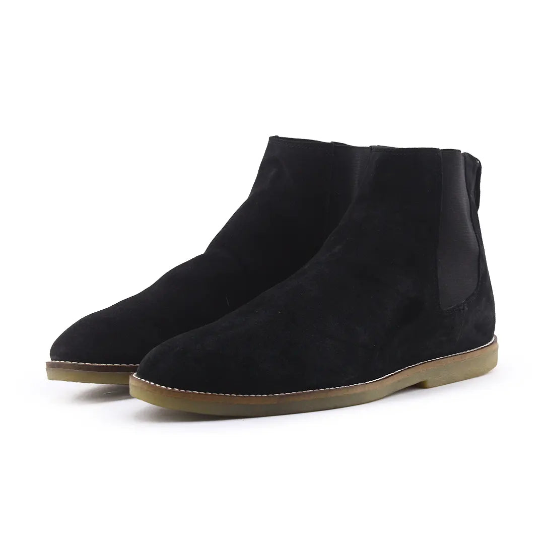 Zara Stretchable Suede Ankle Boot | 100% Authentic Leather