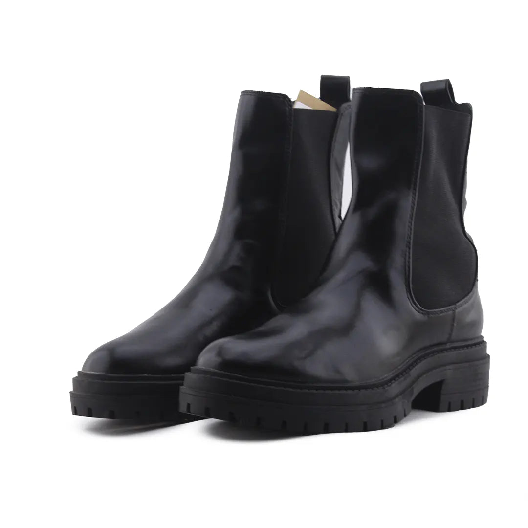 Lefties Stretchable Ankle Boot | 100% Authentic Leather