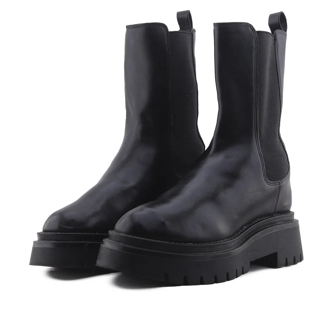 Stradivarius Stretchable Ankle Boot | 100% Authentic Leather