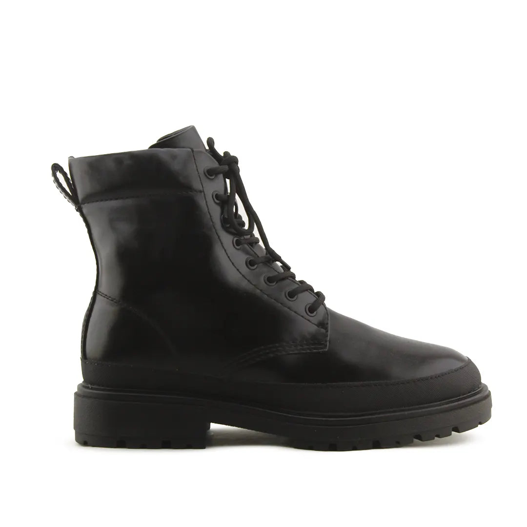 Zara Zipper Lace Up Ankle Boot | 100% Authentic Leather