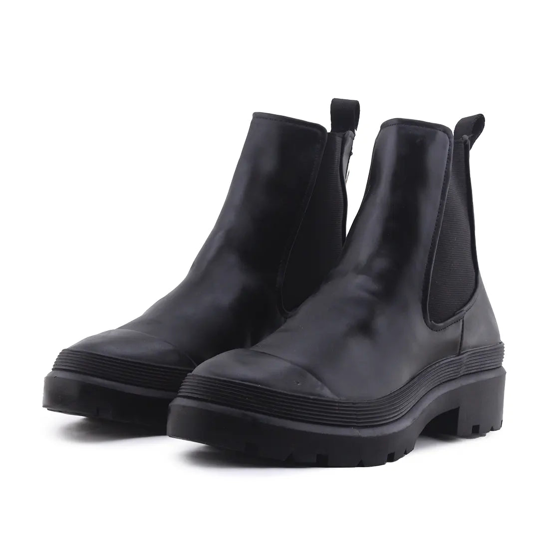 Pull & Bear Stretchable Ankle Boot | 100% Authentic Leather