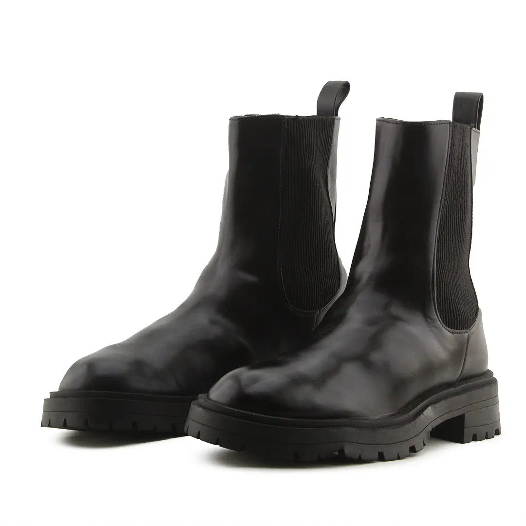Pull & Bear Stretchable Ankle Boot | 100% Authentic Leather