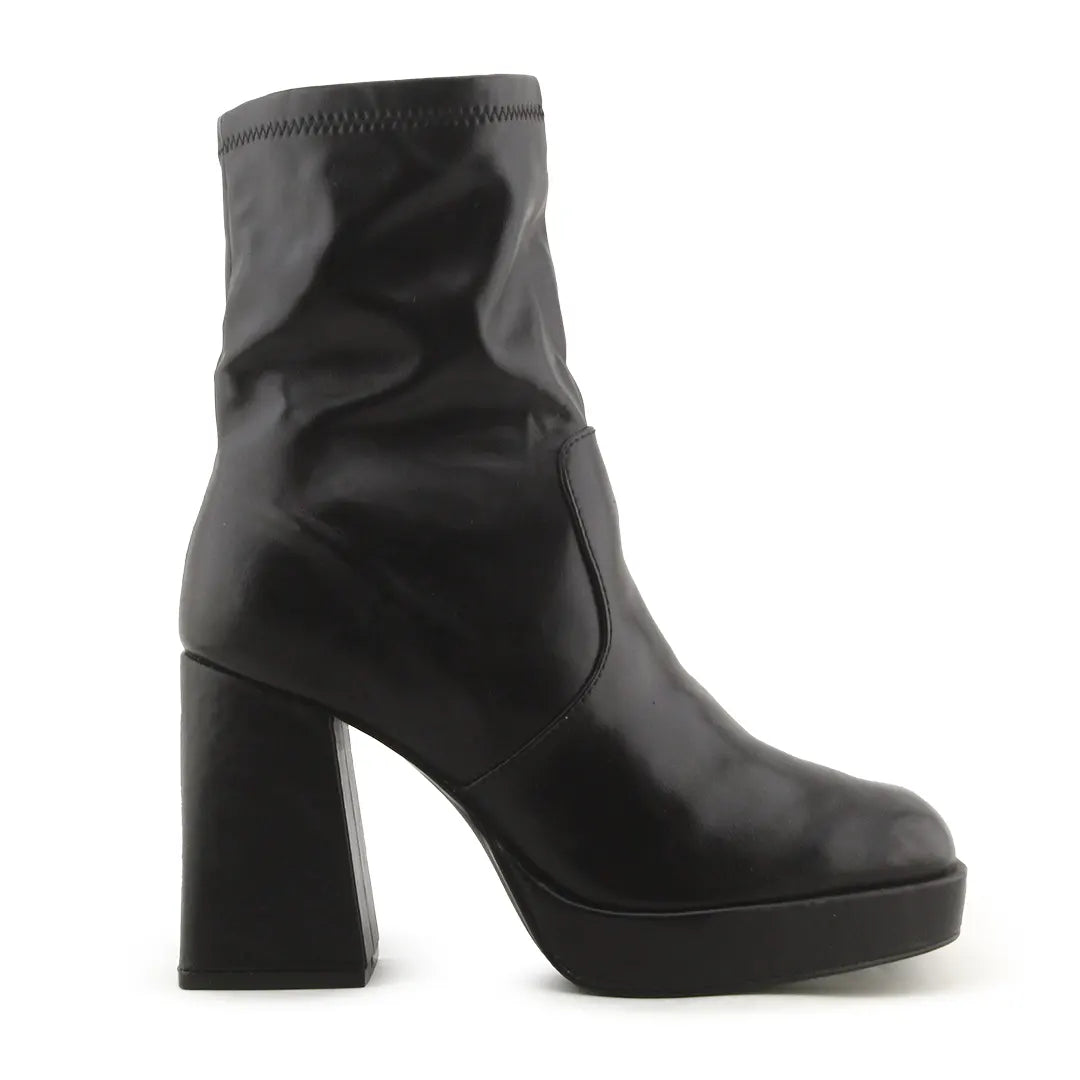 Pull & Bear Zipper Ankle Boot | 100% Authentic Leather