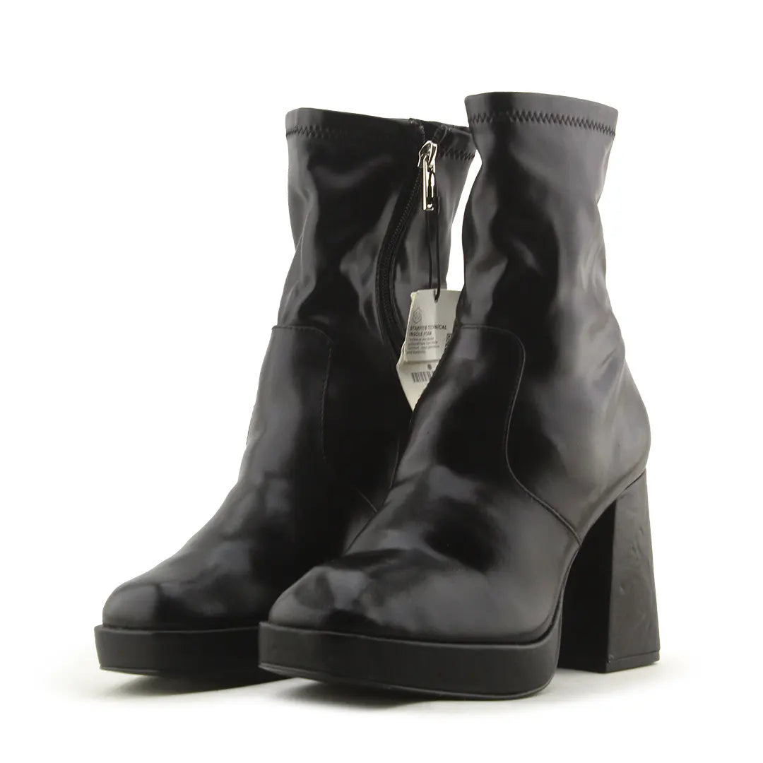 Pull & Bear Zipper Ankle Boot | 100% Authentic Leather
