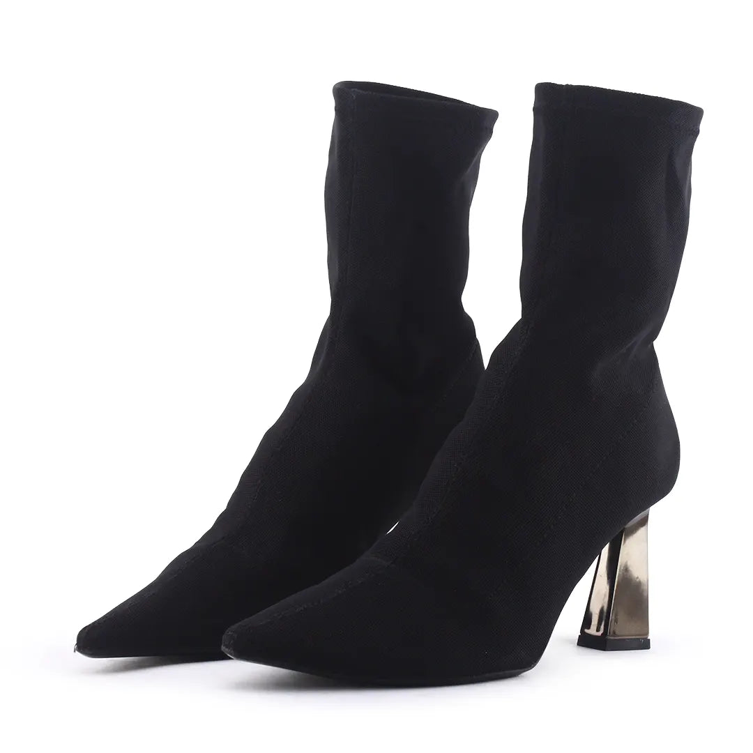 Bershka Sock Ankle Boot