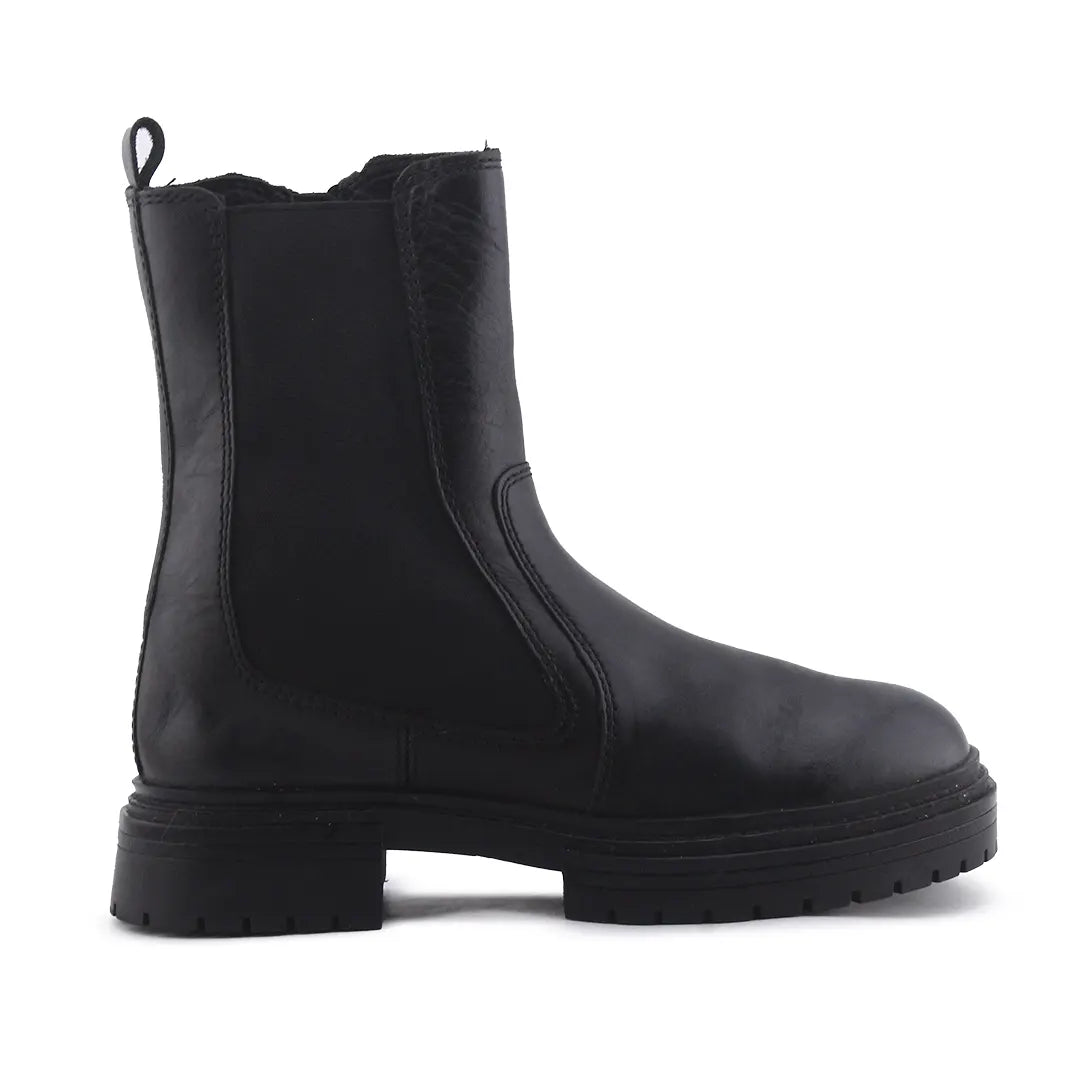 Zara Zipper Stretchable Ankle Boot | 100% Authentic Leather