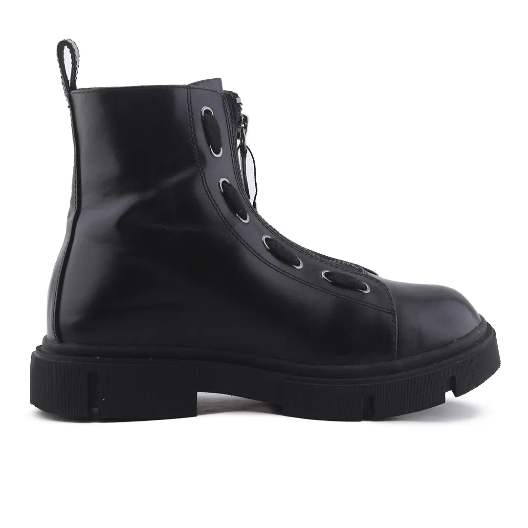 Zara Zipper Ankle Boot | 100% Authentic Leather