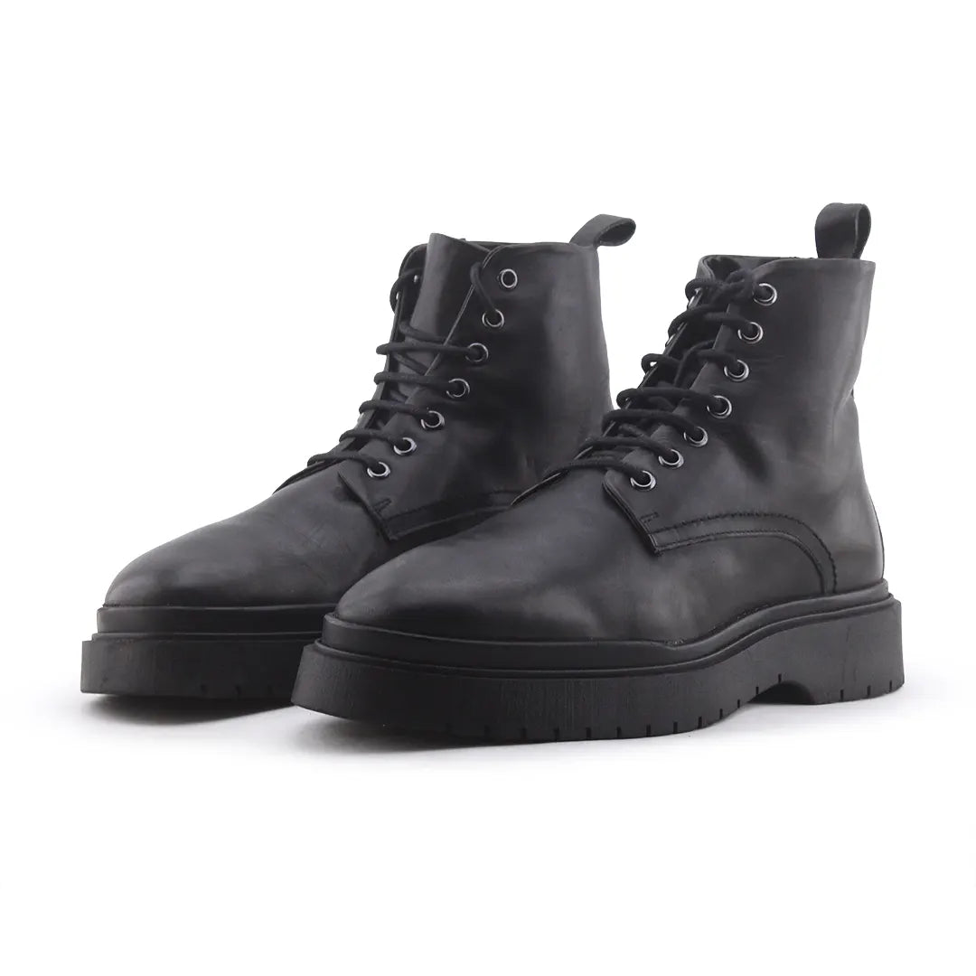 Zara Lace Up Ankle Boot | 100% Authentic Leather