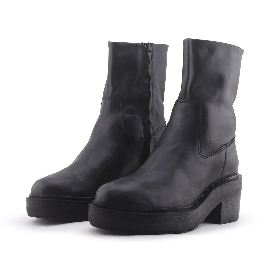 Zara Zipper Ankle Boot | 100% Authentic Leather
