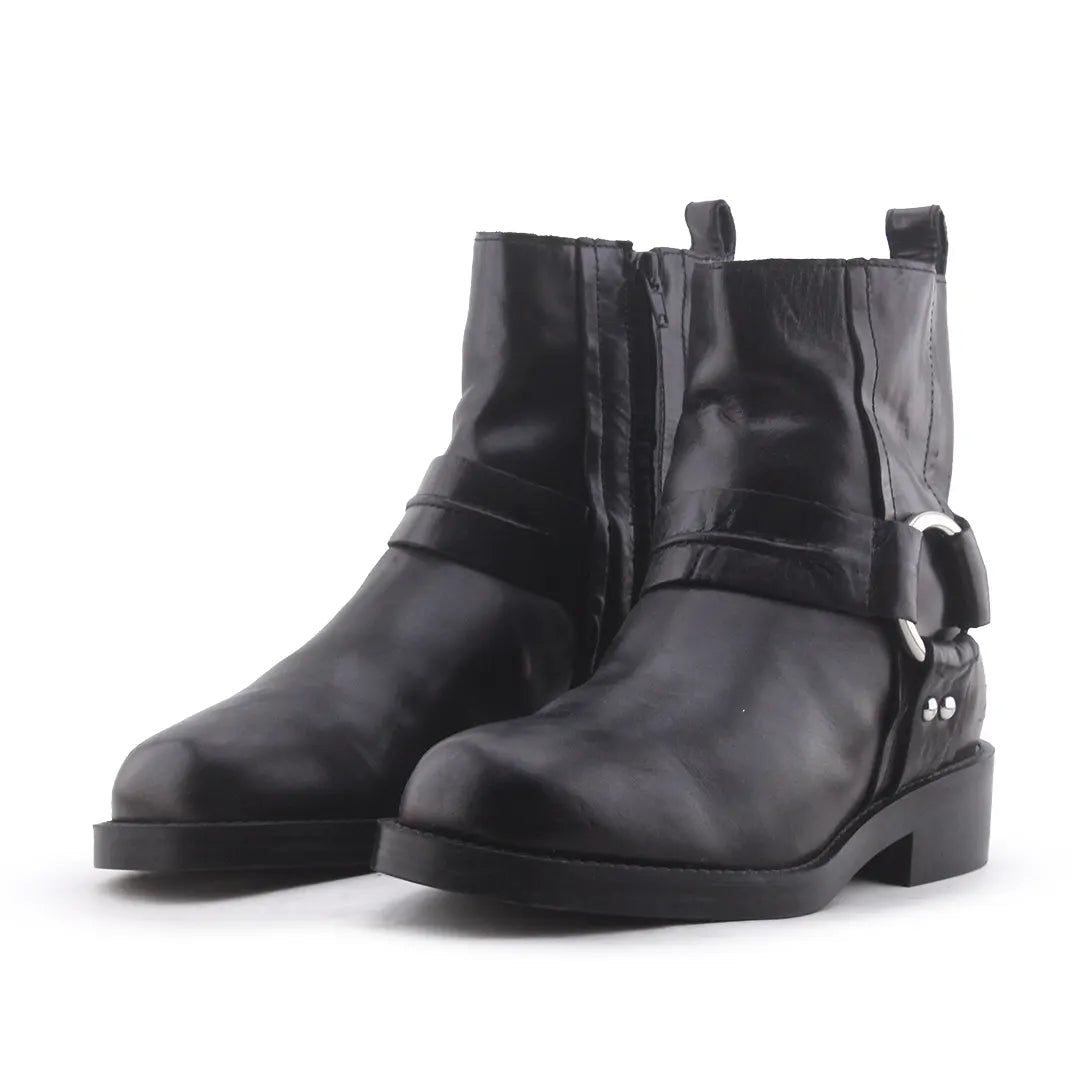 Zara Zipper Ankle Boots | 100% Authentic Leather