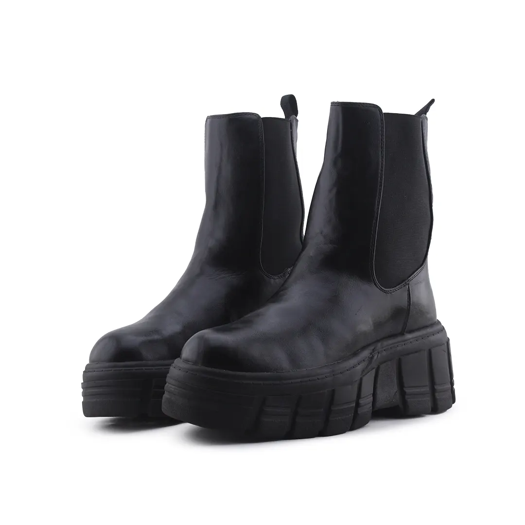 Stradivarius Stretchable Ankle Boot | 100% Authentic Leather