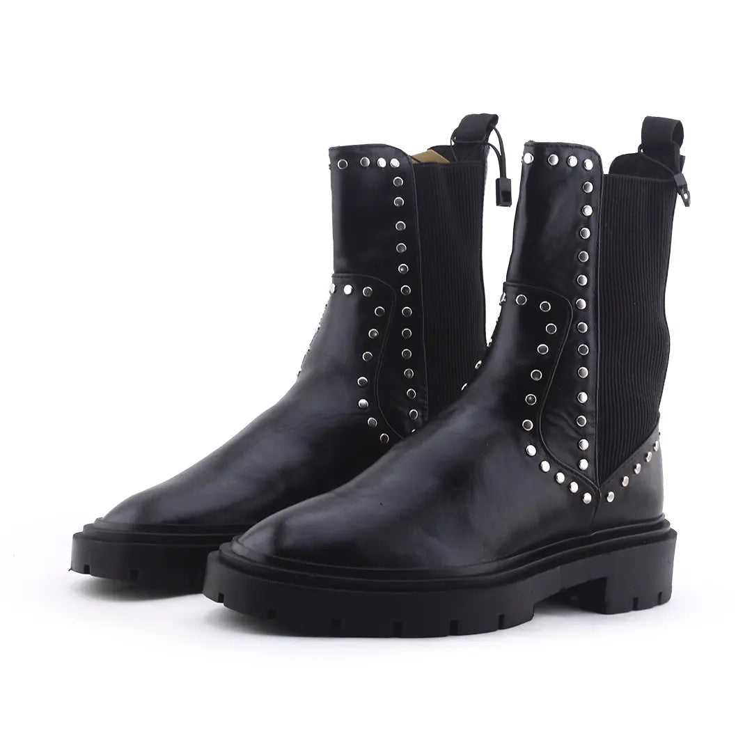 Zara Stretchable Ankle Boot | 100% Authentic Leather