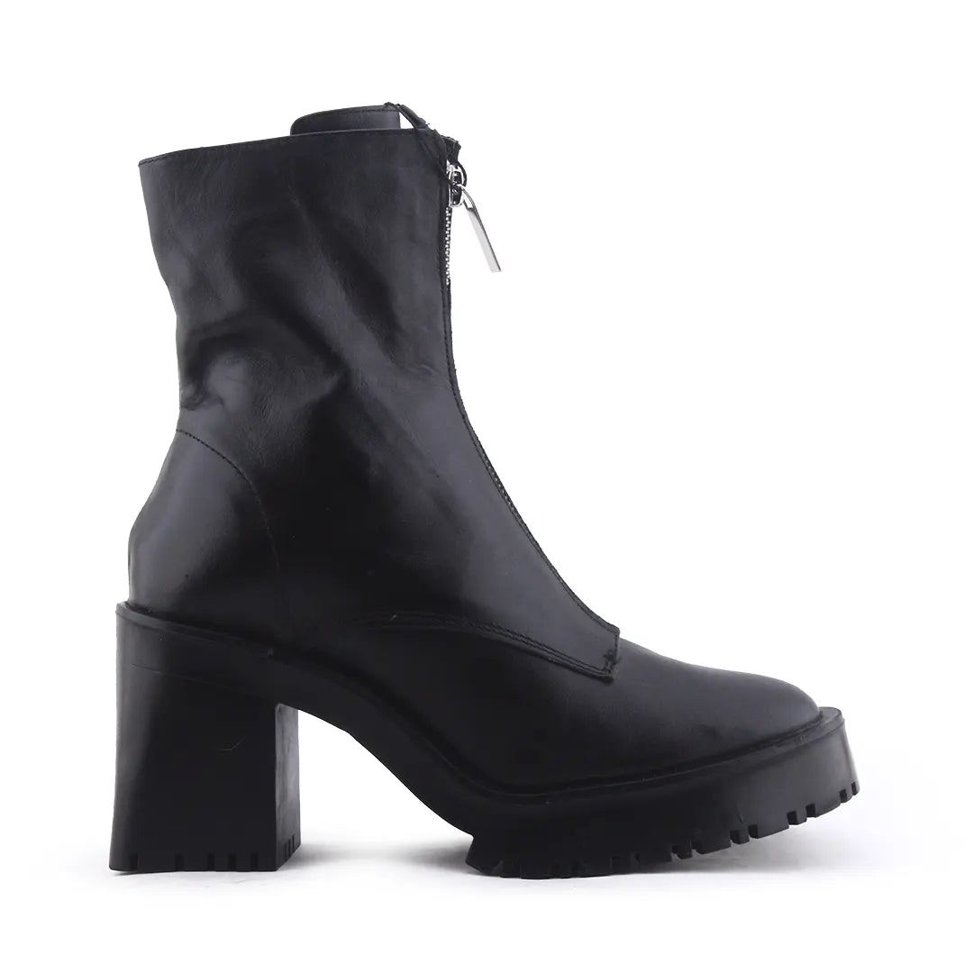 Zara Zipper Ankle Boot | 100% Authentic Leather