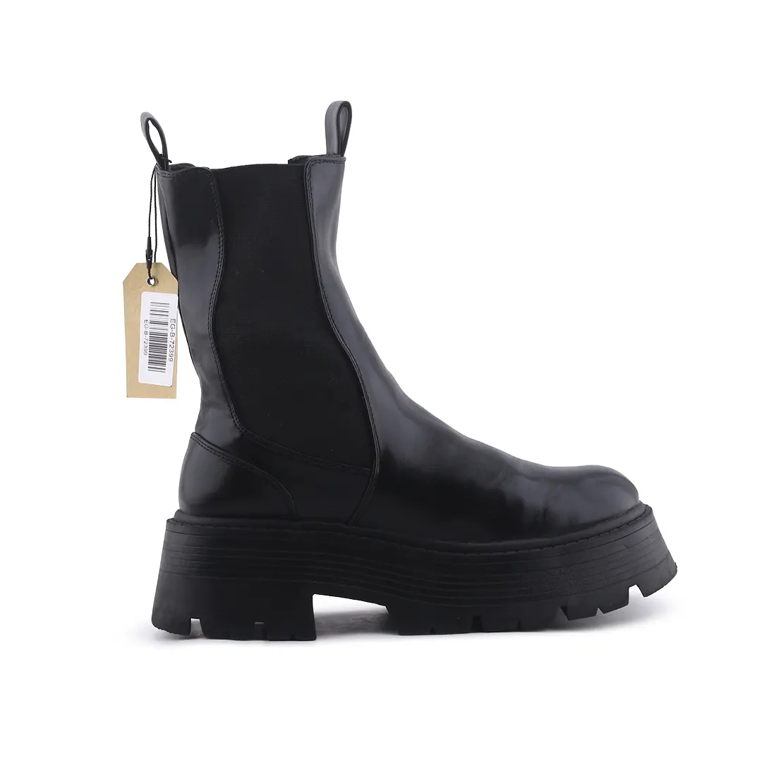 Pull & Bear Stretchable Ankle Boot | 100% Authentic Leather