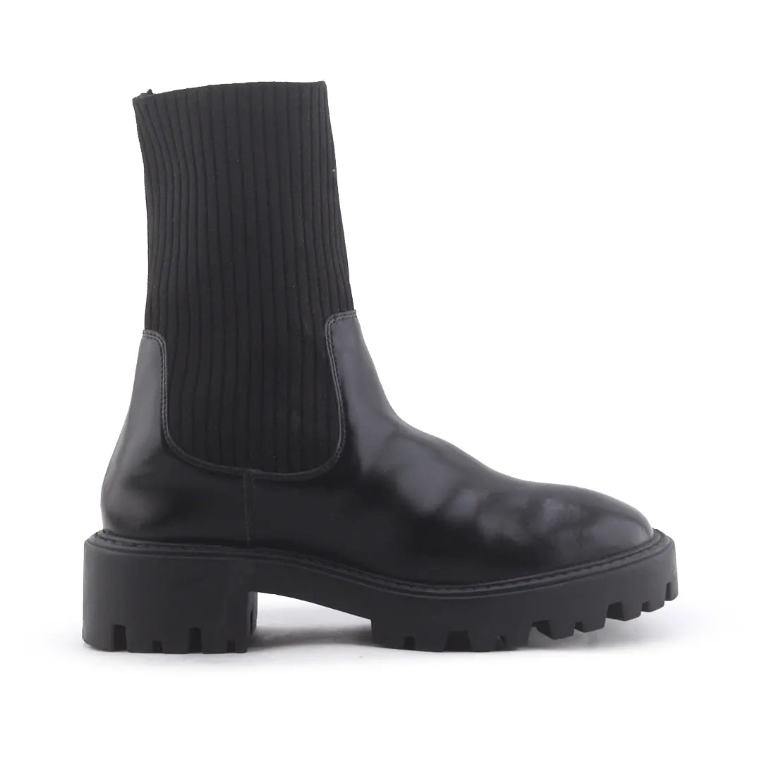 Lefties Stretchable Ankle Boot | 100% Authentic Leather